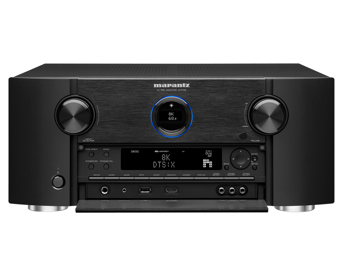 Marantz AV7706 - 11.2Ch 8K Ultra HD AV Surround Pre-Amplifier with